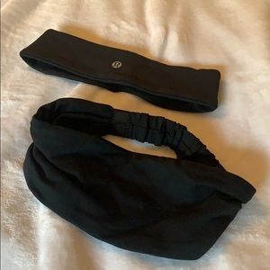 2 LuluLemon Headbands ! One regular, One Thick